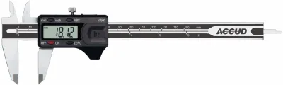 Штангенциркуль цифровой ACCUD со стеклянной шкалой и ABS