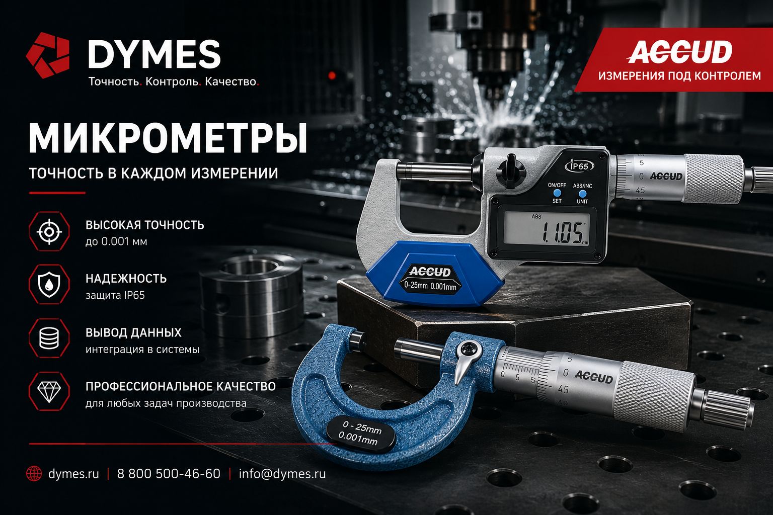 Микрометры для точных измерений: обзор видов, применение и выбор под задачи производства