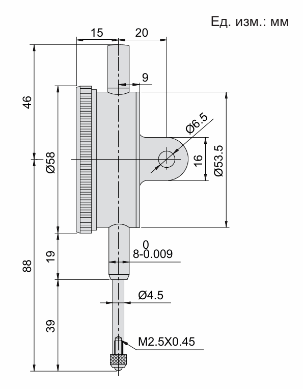 Изображение Индикатор часового типа цифровой, ACCUD 229-025