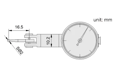 Изображение Индикатор часового типа цифровой, ACCUD 261-008 (P)