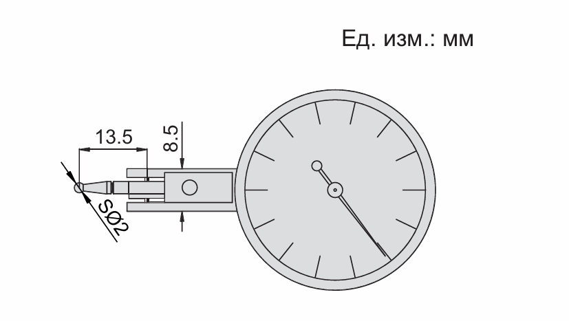 Изображение Индикатор рычажно-зубчатый прецизионный, ACCUD 261-014-01