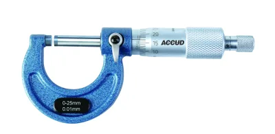Микрометр 0-25 мм, 0.01 мм, ACCUD